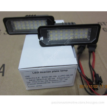 VW Golf6 LED License Plate Lamp